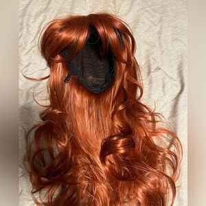 Long Auburn Wig